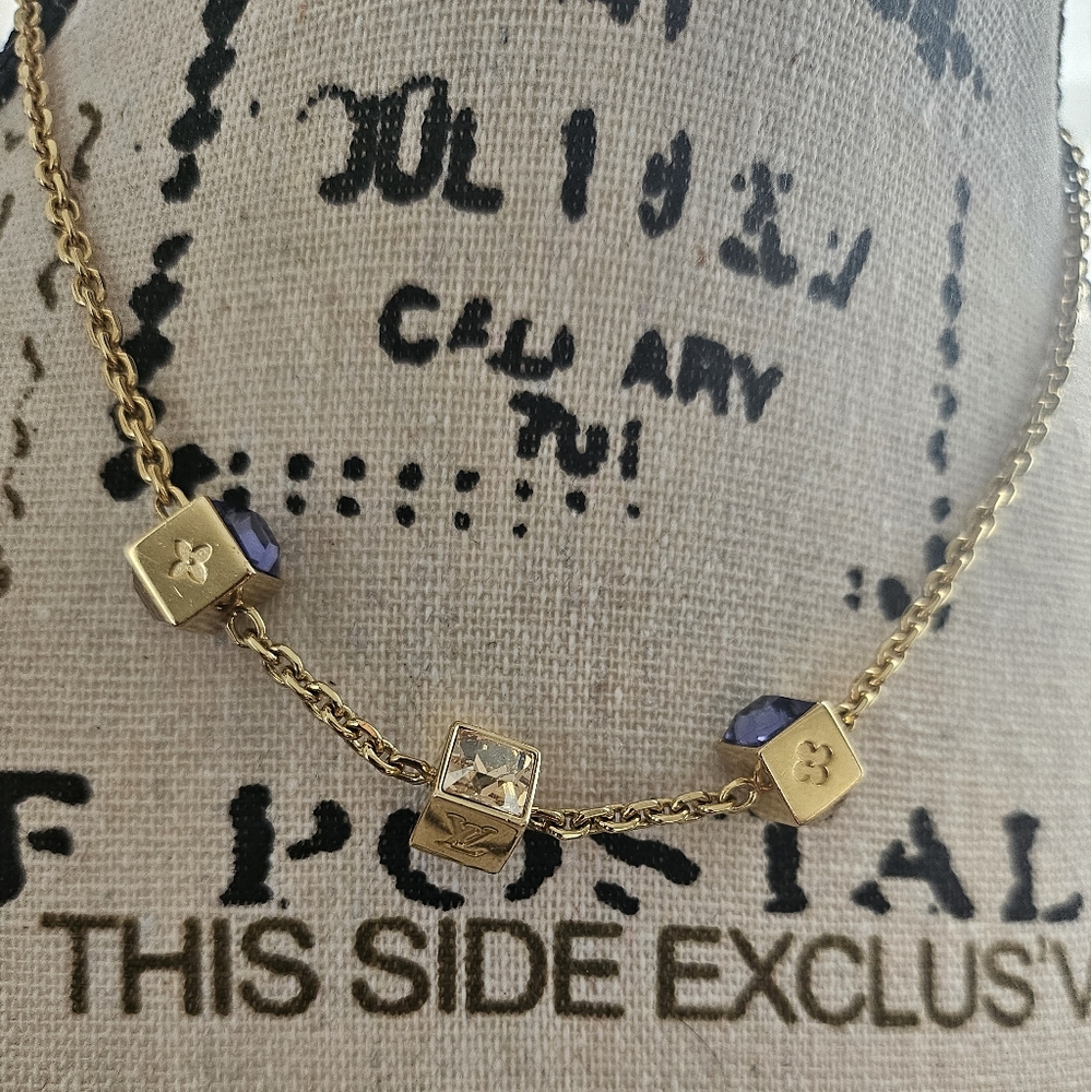 Louis Vuitton Gamble Necklace In Box EUC